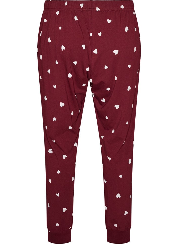 M&ouml;nstrade pyjamasbyxor, R&ouml;d, Packshot image number 1