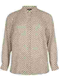 FLASH - Långärmad skjorta med prickar