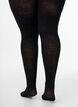 Strukturerade tights, Svart, Model image number 2