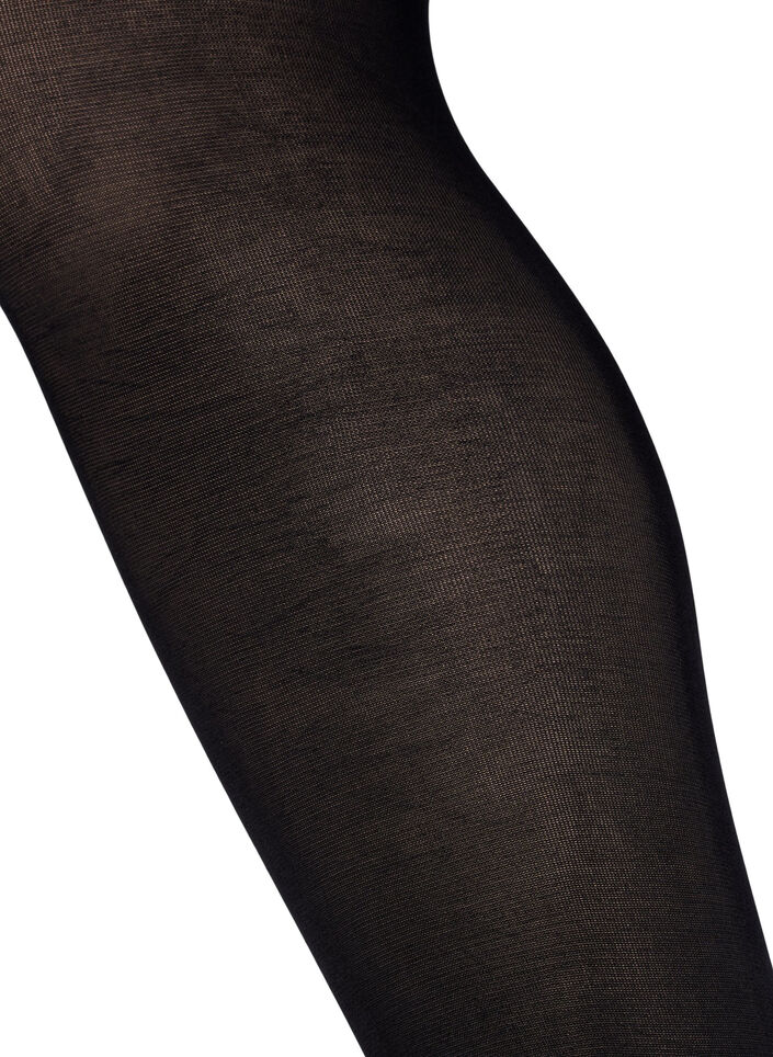 2-pack strumpbyxor i 100 denier, Svart, Packshot image number 3