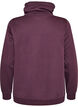 Sweatshirt med h&ouml;g krage och fickor, Lila, Packshot image number 1