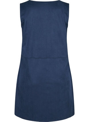 Ärmlös a-linjeformad klänning , Dark Blue, Packshot image number 1