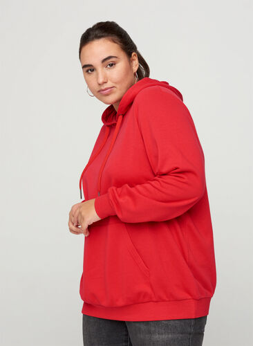 Sweatshirt med huva och ficka, Lollipop, Model image number 0