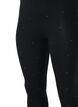 Viskosleggings med strass, Black, Packshot image number 2