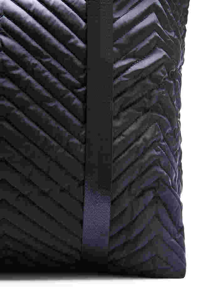 Väska med blixtlås, Black, Packshot image number 3