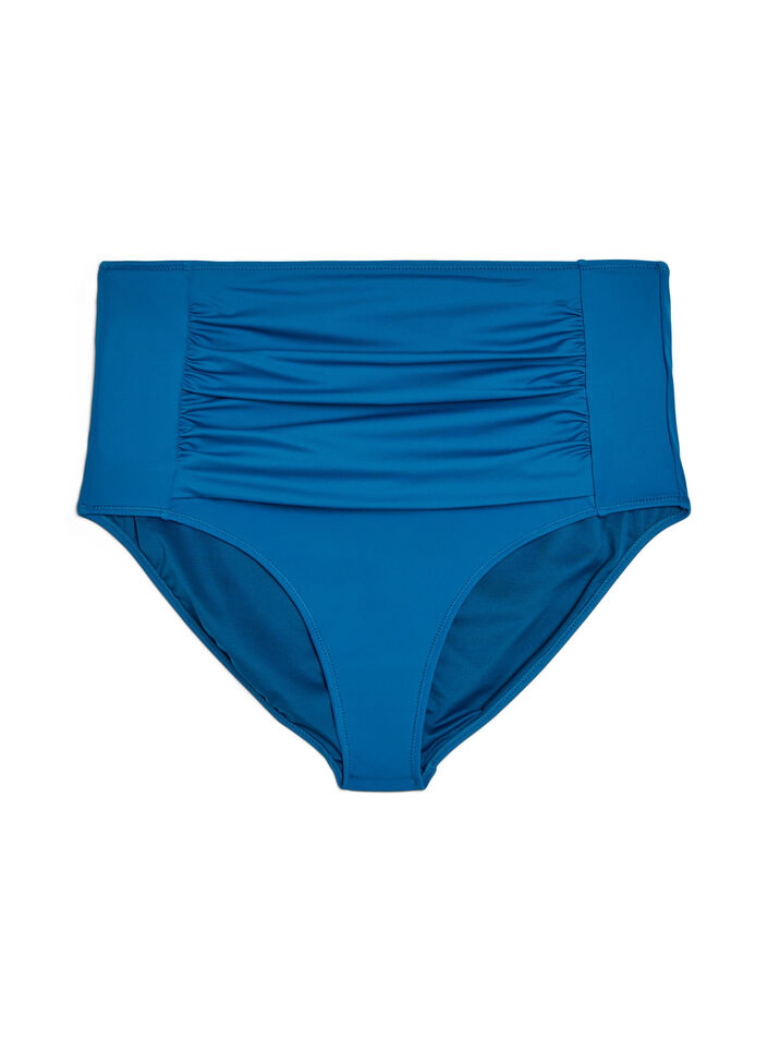 Bikinitrosa med h&ouml;g midja, Bl&aring;, Packshot image number 0