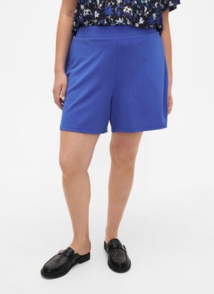 FLASH - Löst sittande shorts med fickor, Dazzling Blue, Model image number 2