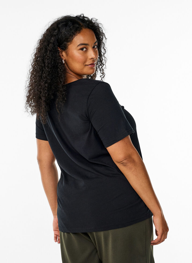 FLASH - T-shirt med tryck, Svart, Model image number 2