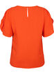 Kortärmad blus med rynkor, Orange.com, Packshot image number 1