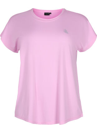 Kortärmad t-shirt för träning, Pastel Lavender, Packshot image number 0
