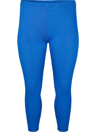 Basic leggings i viskos, Monaco Blue, Packshot image number 0