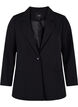Blazer med en knappstängning, Black, Packshot image number 0