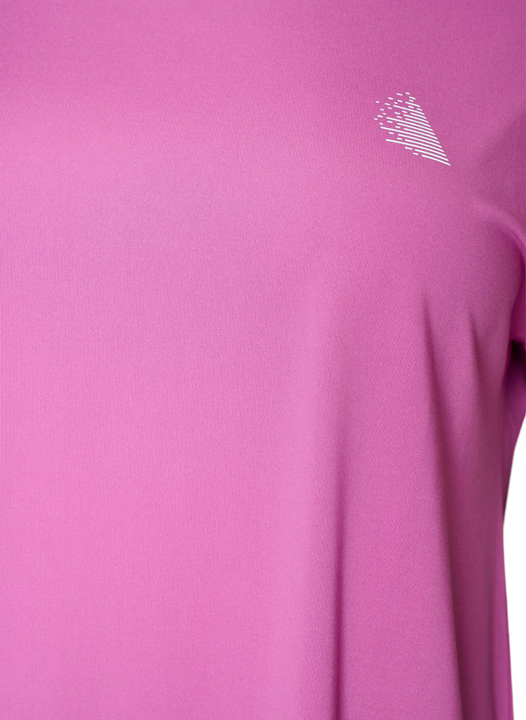 ZizziEnf&auml;rgad tr&auml;nings-T-shirt, Lila, Packshot image number 2
