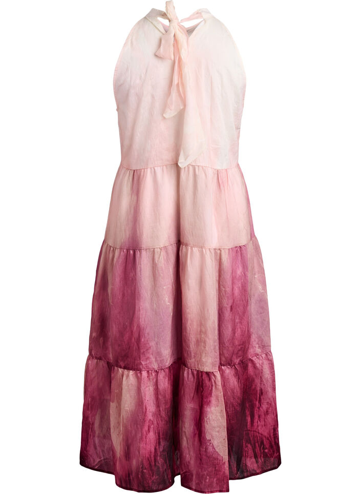 Midi halterneckkl&auml;nning, Rosa, Packshot image number 1