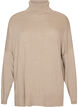 Polotr&ouml;ja med l&ouml;s passform, Beige, Packshot image number 0