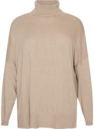Polotr&ouml;ja med l&ouml;s passform, Beige