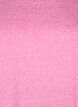 Melerad t-shirt med korta ärmar, Rosa, Packshot image number 2