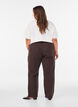 F&auml;rgade Kiana-jeans med rak passform, Brun, Model image number 1