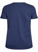 Jul-t-shirt i ekologisk bomull, Bl&aring;, Packshot image number 1