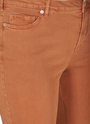 Super slim Amy Jeans med hög midja, Brown ASS, Packshot image number 2