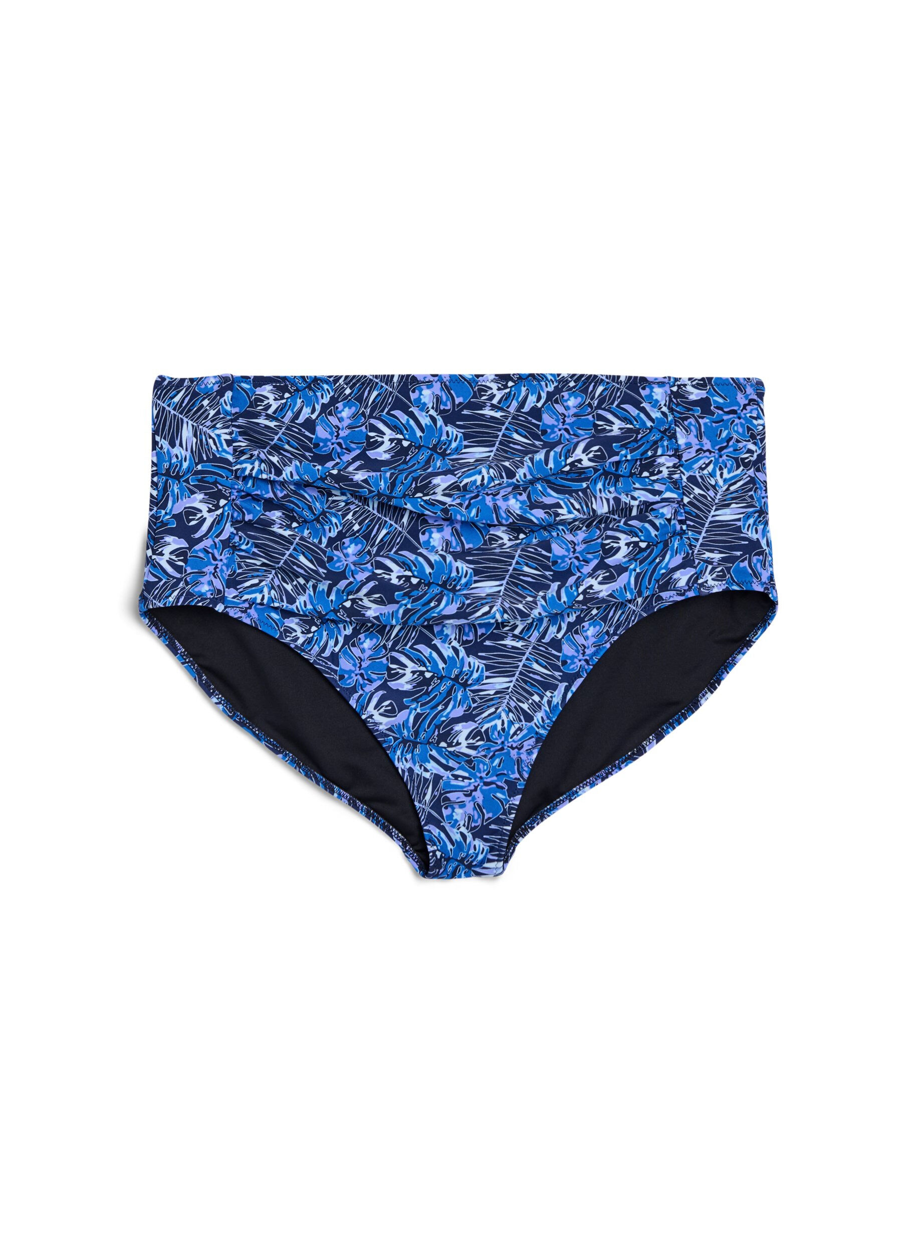 Bikinitrosa med h&ouml;g midja och m&ouml;nster