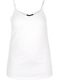 Baslinne i bomull, Vit