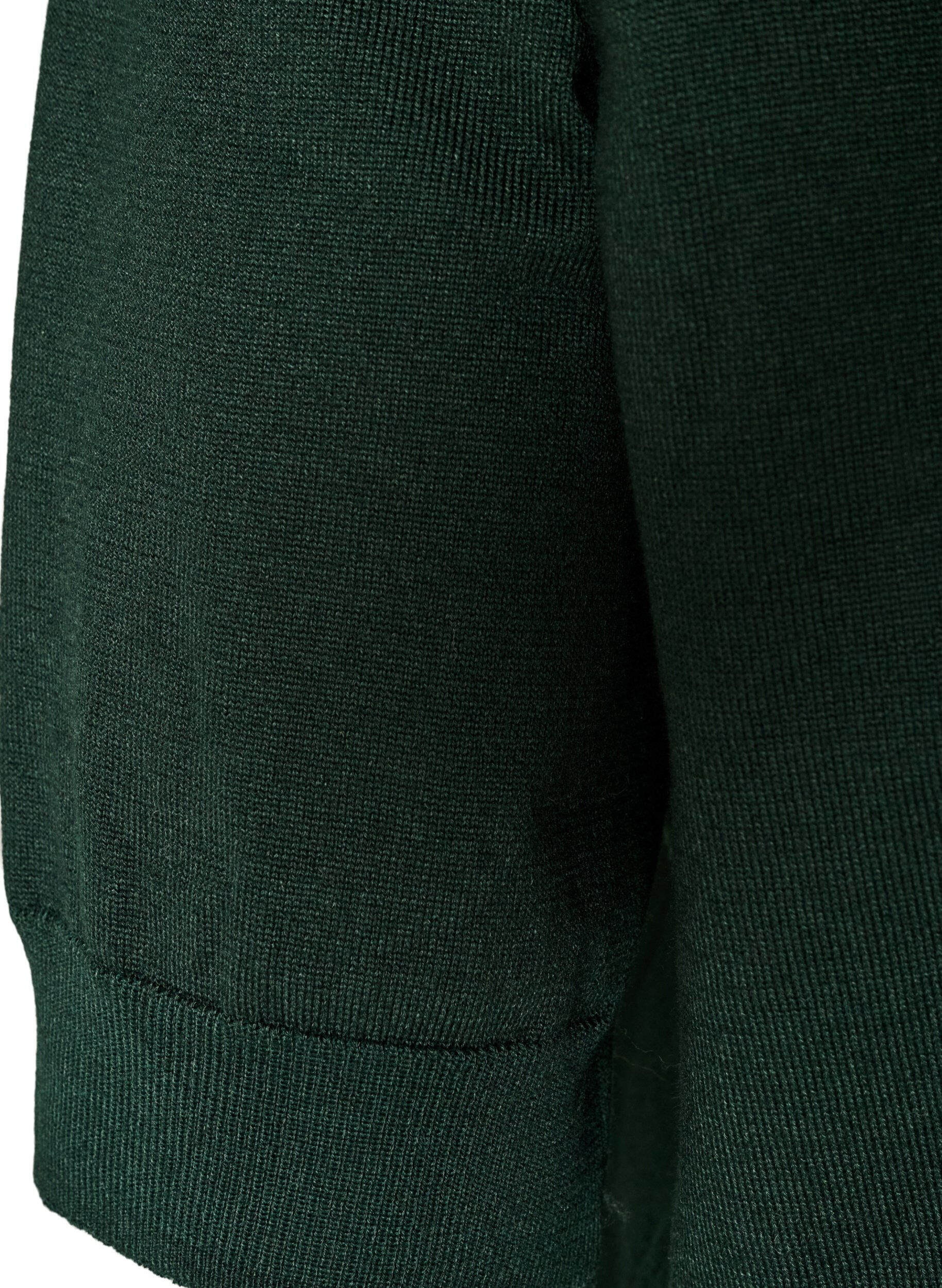 ZizziFinstickad blus med korta &auml;rmar, Gr&ouml;n, Packshot image number 3