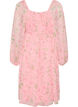 Festkl&auml;nning i chiffong med l&aring;nga &auml;rmar, Rosa, Packshot image number 1