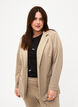 Enkel blazer med knapp, Beige, Model image number 0