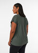 Enf&auml;rgad tr&auml;nings-T-shirt, Gr&ouml;n, Model image number 2