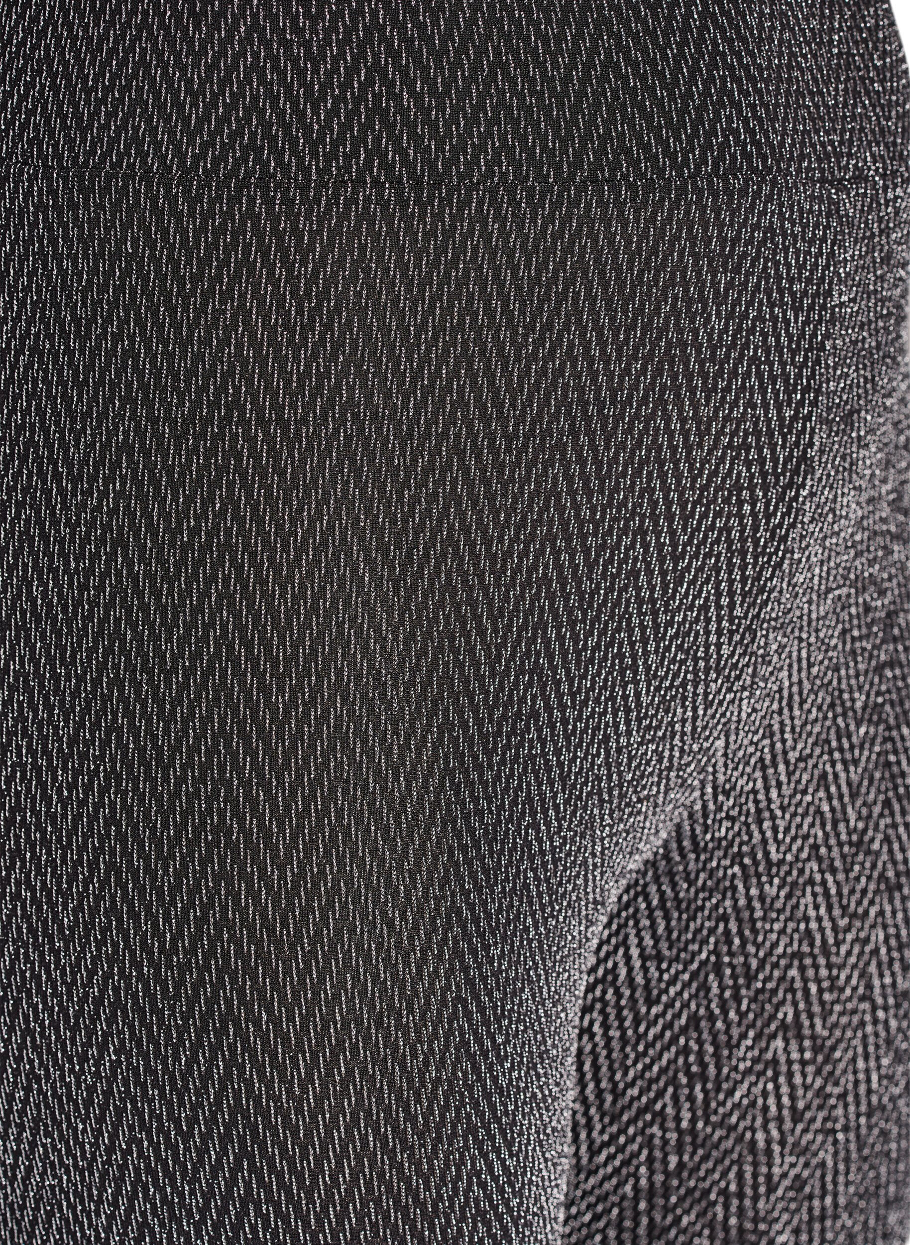 Zizzi Leggings med glitterm&ouml;nster, Svart, Packshot image number 2