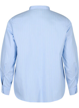 FLASH - kritstrecksrandig skjorta, Light Blue Stripe, Packshot image number 1