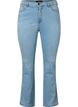 Ellen bootcut jeans med hög midja, Blå, Packshot image number 0