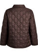 L&auml;tt vadderad jacka med dekorativ quiltning, Brun, Packshot image number 1