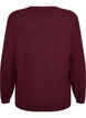Cardigan med runda knappar, R&ouml;d, Packshot image number 1