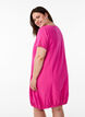 Kort&auml;rmad kl&auml;nning i bomull, Rosa, Model image number 2