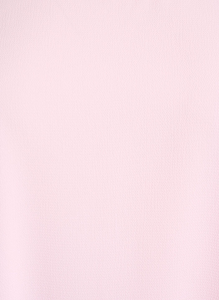 Blus med korta &auml;rmar och rund halsringning, Rosa, Packshot image number 2