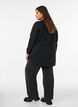 L&aring;ng stickad blus med kulknappar, Gr&aring;, Model image number 2