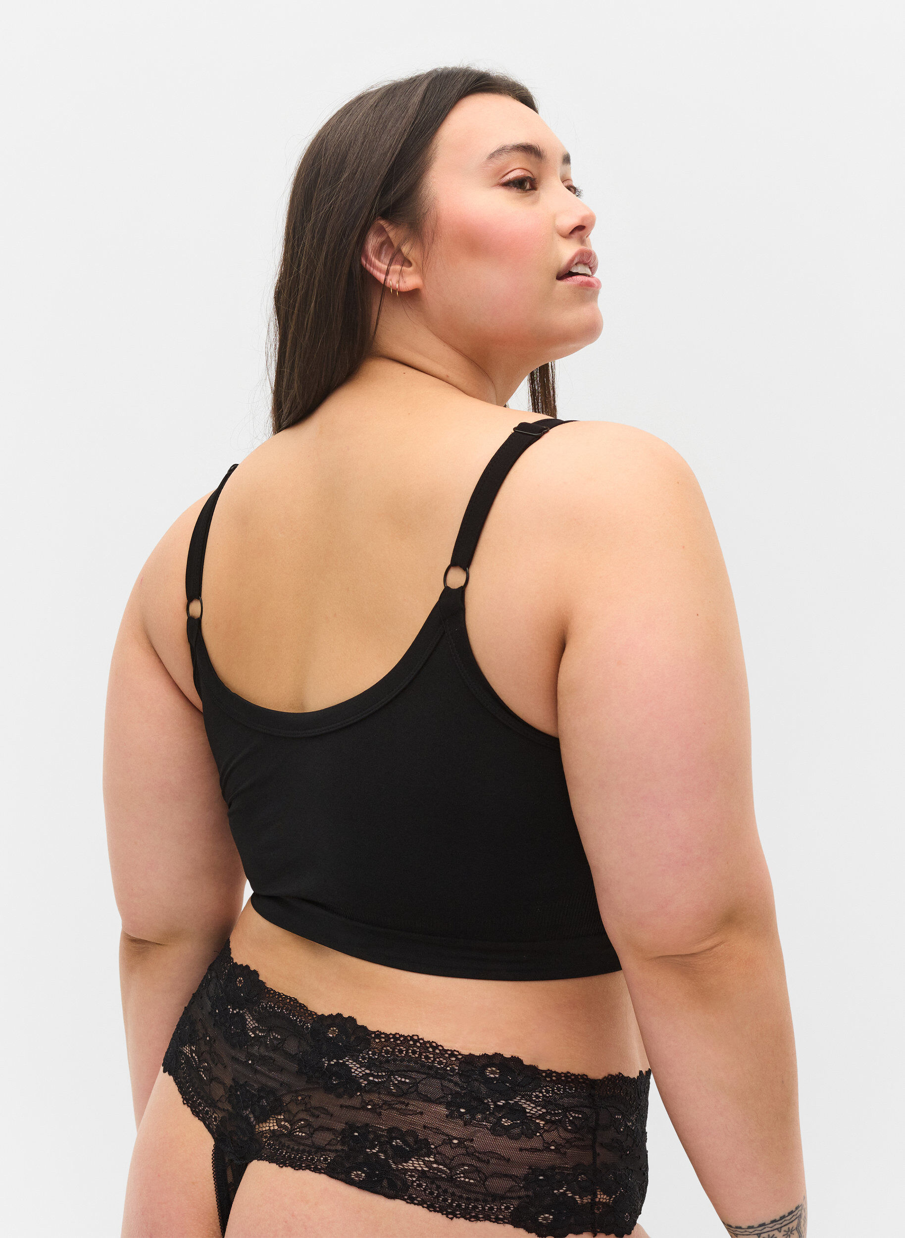 Zizzi 2-pack G-string , Svart, Model image number 1