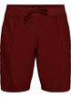 L&ouml;sa shorts i bomull med fickor, R&ouml;d, Packshot image number 0