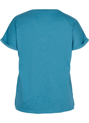 Kortärmad t-shirt med broderi anglaise, Dragonfly Mel., Packshot image number 1