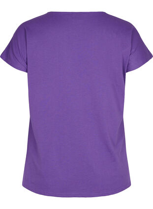 T-shirt i bomullsmix, Ultra Violet, Packshot image number 1
