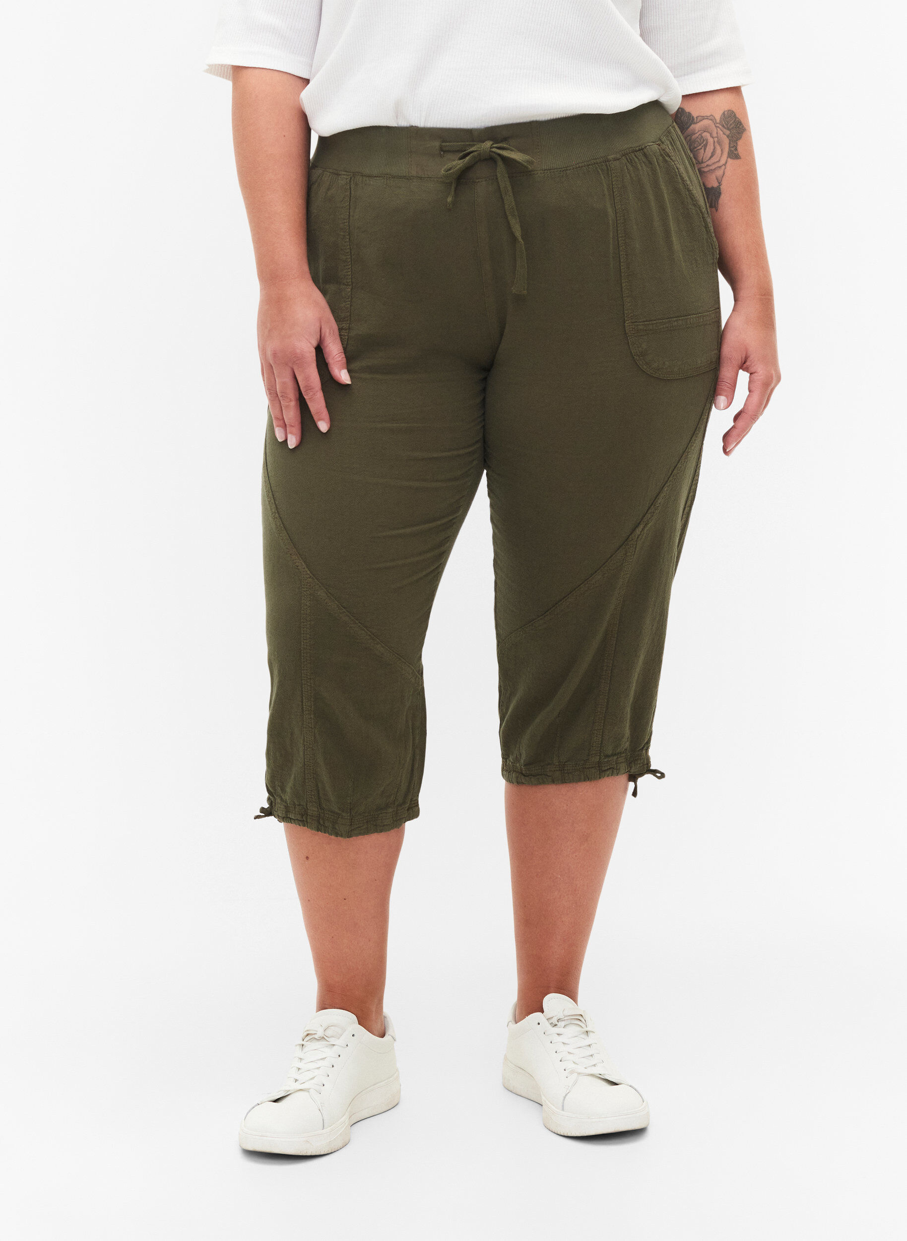 ZizziKnickers i bomull, Gr&ouml;n, Model image number 2