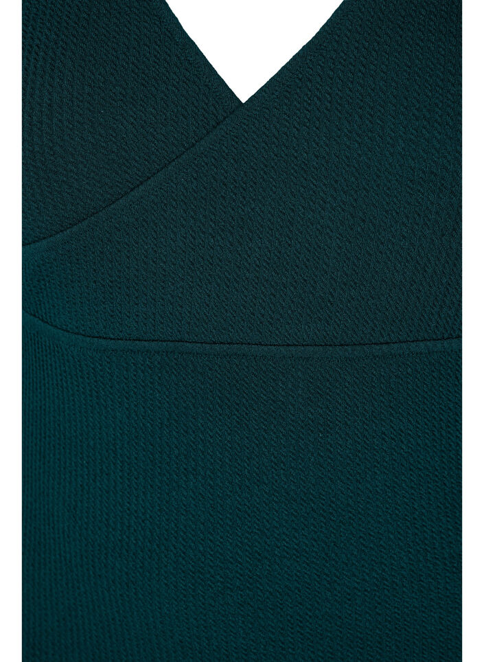 Baddräkt med omlott, Deep Teal, Packshot image number 2