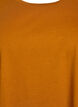 Kort&auml;rmad t-shirt i bomullsblandning, Orange, Packshot image number 2