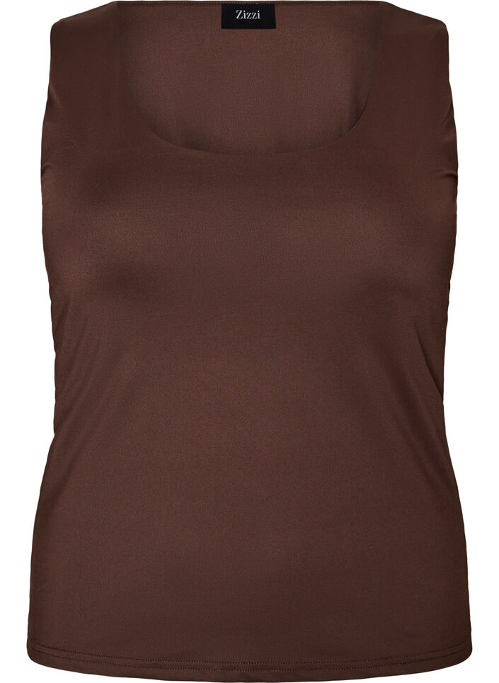 Figurn&auml;ra baslinne i ett sl&auml;tt material, Brun, Packshot image number 0