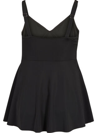 Tankini med kjol och strass, Black, Packshot image number 1