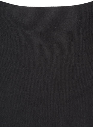 Kort kjol med a-form, Black, Packshot image number 2