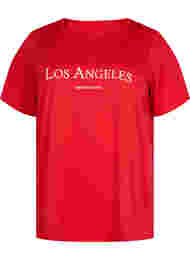 T-shirt från FLASH med tryck, High Risk Red
