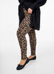 Viskos leggings med leopardmönster, Brun, Model image number 0